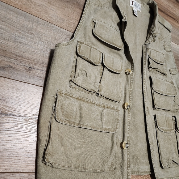 Vintage Trails Designs Vest | Retro Style Outerwear | Timeless Fashion Size M - Picture 2 of 6